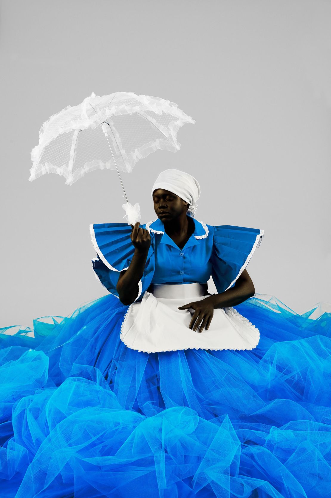 "I'm a Lady" (2009) by Mary Sibande