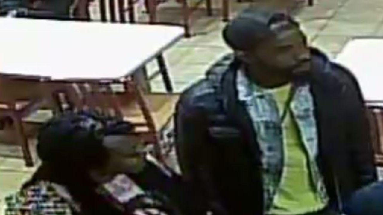 Police are looking for a suspect and a woman police say left with him.