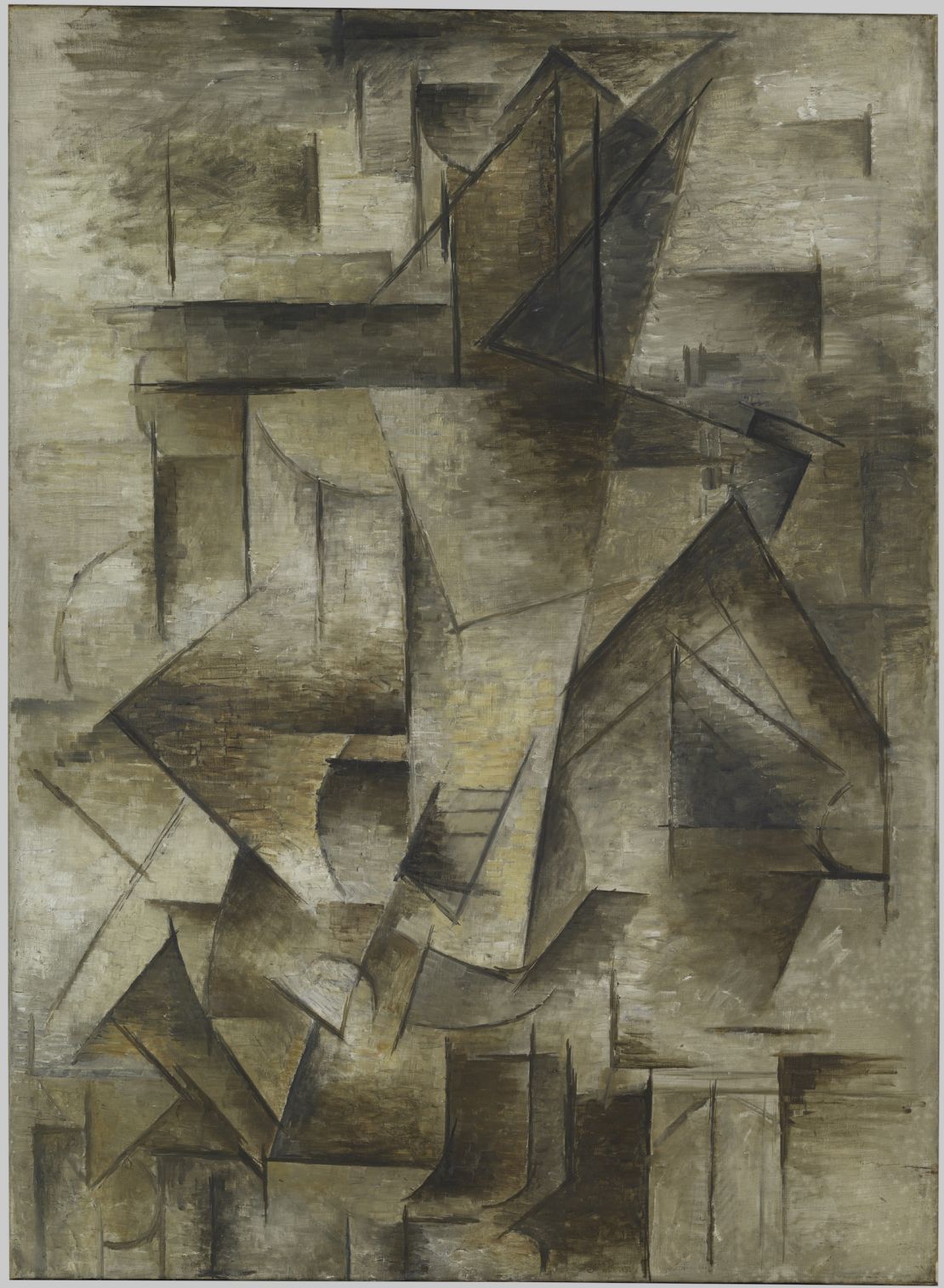 Pablo Picasso's "Le Guitariste," one of the first batch of artworks on loan from the Centre Pompidou's Paris home.