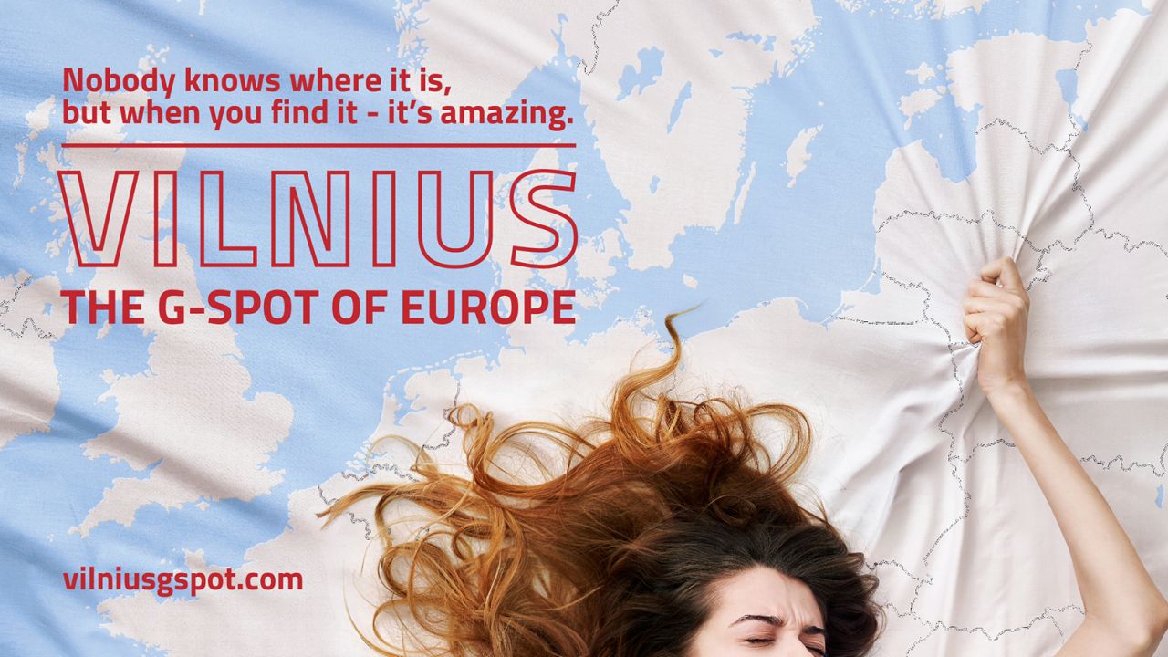 Vilnius's 'G-spot of Europe' campaign has seen visitor numbers mushroom