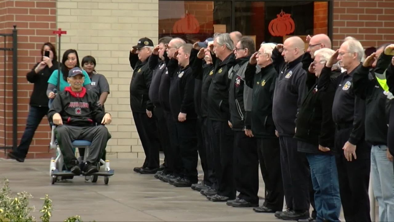 02 terminally ill firefighter salute SCREENGRAB