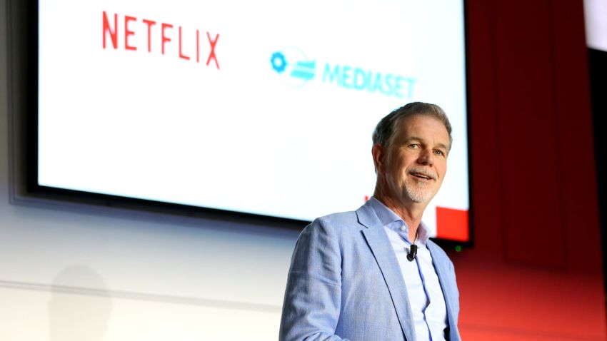 ROME, ITALY - OCTOBER 08: Reed Hastings attends the Netflix & Mediaset Partnership Announcement, Rome, 8th October 2019. (Photo by Ernesto S. Ruscio/Getty Images / Netflix)