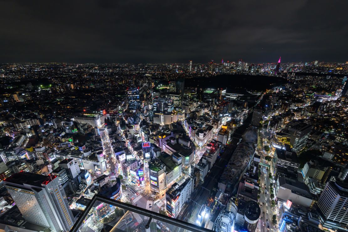 Shibuya Sky, at 47 stories, is the city's tallest tower and observation deck -- the views are something to behold.