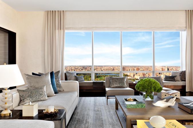 <strong>Manhattan Sky Suite: </strong>Park Hyatt New York's new three-bedroom suite boasts sweeping views over Central Park.