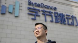 Zhang Yiming, chief executive officer and founder of Bytedance Ltd., poses for a photograph in Beijing, China, on Thursday, April 11, 2019.
