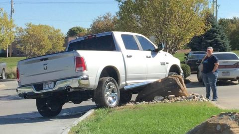 At least one tow truck company in Omaha has visited the rock a half dozen times over the past six weeks to assist vehicles who have struck it. 