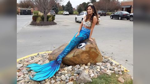 The rock in Omaha has become a popular spot for people to take photos for social media. 