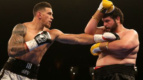 Sonny Bill Williams has an undefeated 7-0 record as a professional heavyweight boxer.