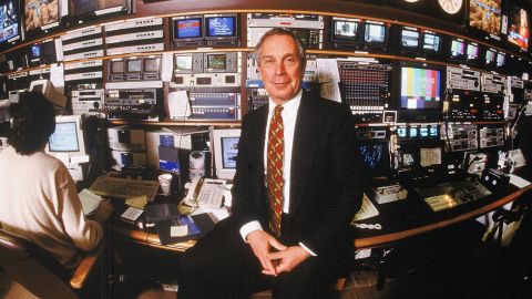 Michael Bloomberg, founder and CEO of Bloomberg LP, poses for a portrait March 15, 1997 in his company's New York City offices.