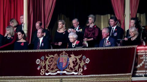 Queen Elizabeth II at the Royal British Legion Festival of Remembrance.