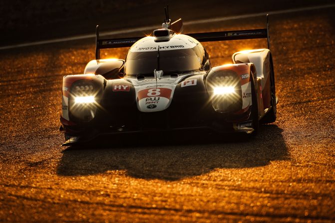 The #08 Toyota Gazoo Racing TS050 Hybrid of Sebastien Buemi, Kazuki Nakajima and Brendon Hartley in action during practice at Shanghai International Circuit on November 8 in Shanghai, China.