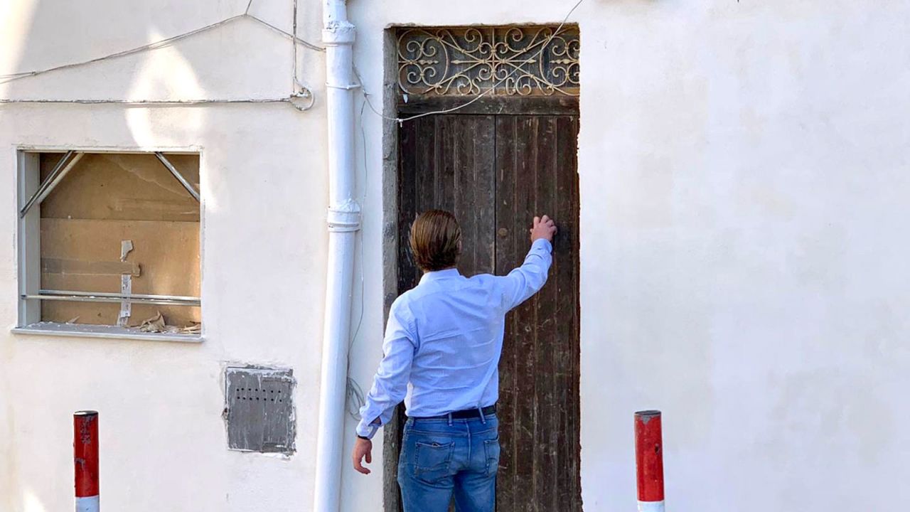 <strong>Restoration process:</strong> "We were shown something like 25 old buildings, some badly in need of repair, so at the end we opted for a three-room decent building for €10,000 and I invested more money in the renovation," he tells CNN Travel. 