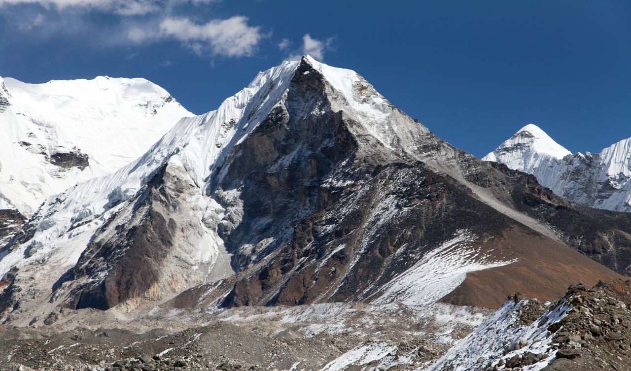 <strong>Impressive enough:</strong> At 20,285 feet, Imja Tse (commonly known as Island Peak) holds the unofficial distinction of being one of the most climbable "trekking peaks" (basic mountaineering skills and gear still necessary) in the Everest region.