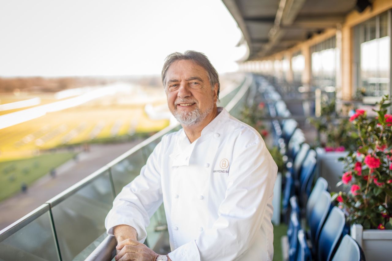 Top French chef Raymond Blanc has become a fixture at Royal Ascot.