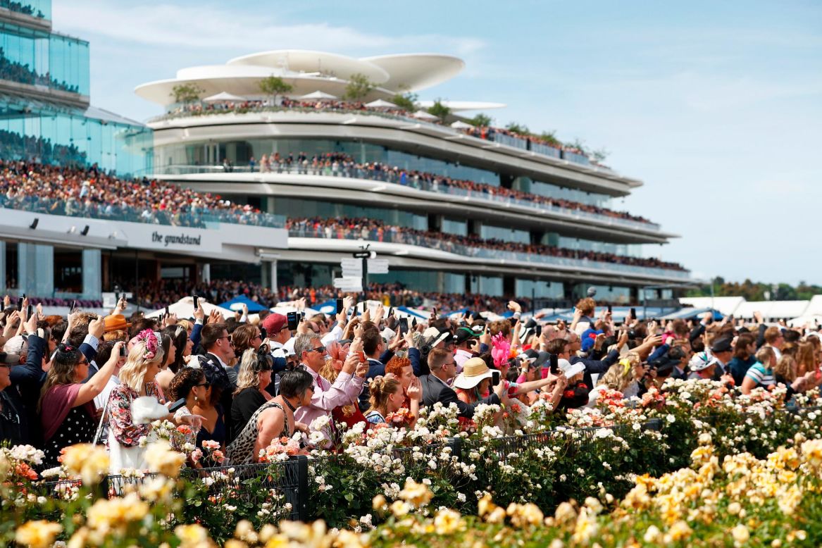 The famous Melbourne Cup Carnival at Flemington in Australia is another race meeting where the hospitality is as eye-catching as the horses.