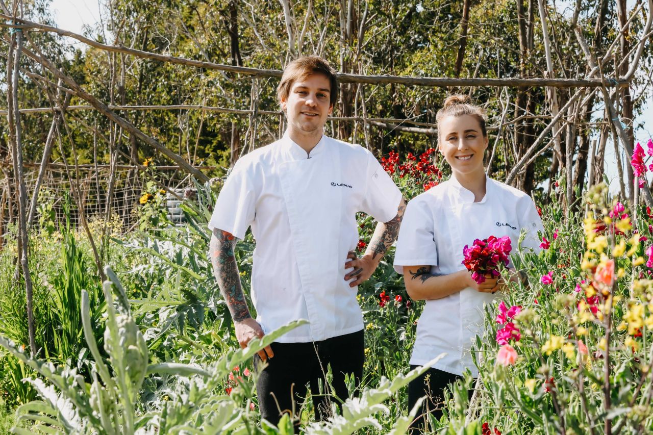 Australian chefs Matt Stone and Jo Barret of the <a href="https://www.oakridgewines.com.au/" target="_blank" target="_blank">Oakridge restaurant</a> in Victoria's Yarra Valley oversee a 90-seater, three-storey restaurant for Lexus. 
