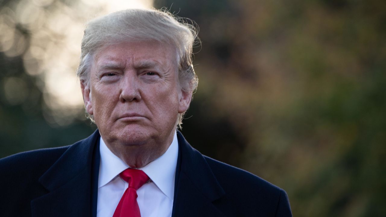 US President Donald Trump departs the White House in Washington, DC, on November 4, 2019 for a campaign rally in Kentucky.