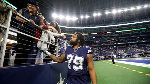 Michael Bennett played his second game with the Dallas Cowboys on Sunday against the Minnesota Vikings.