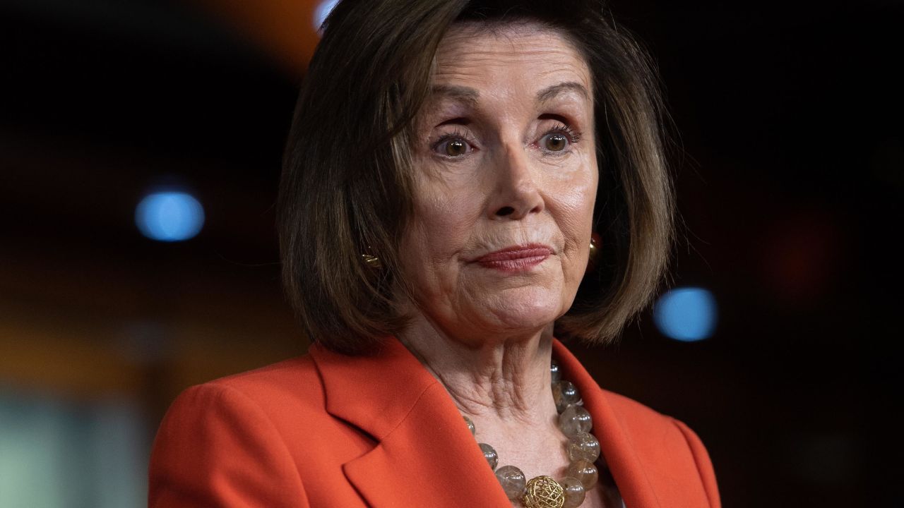 Speaker of the House Nancy Pelosi speaks during her weekly press conference on Capitol Hill in Washington, DC, October 31, 2019.