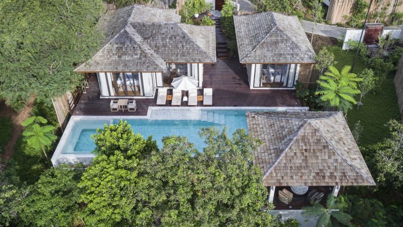 <strong>Two-bedroom villa: </strong>The resort's 580 square-meter two-bedroom Pool Villa offers spectacular views over the bay.  