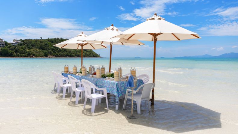 <strong>Sand dune picnic: </strong>Guests can arrange a variety of private dining experiences, including a beach picnic...