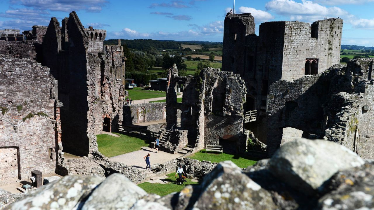 <strong>Raglan Castle</strong>: Is Raglan Castle Wales's most opulent castle? This medieval gem was once home to an incredible art collection and picturesque gardens.