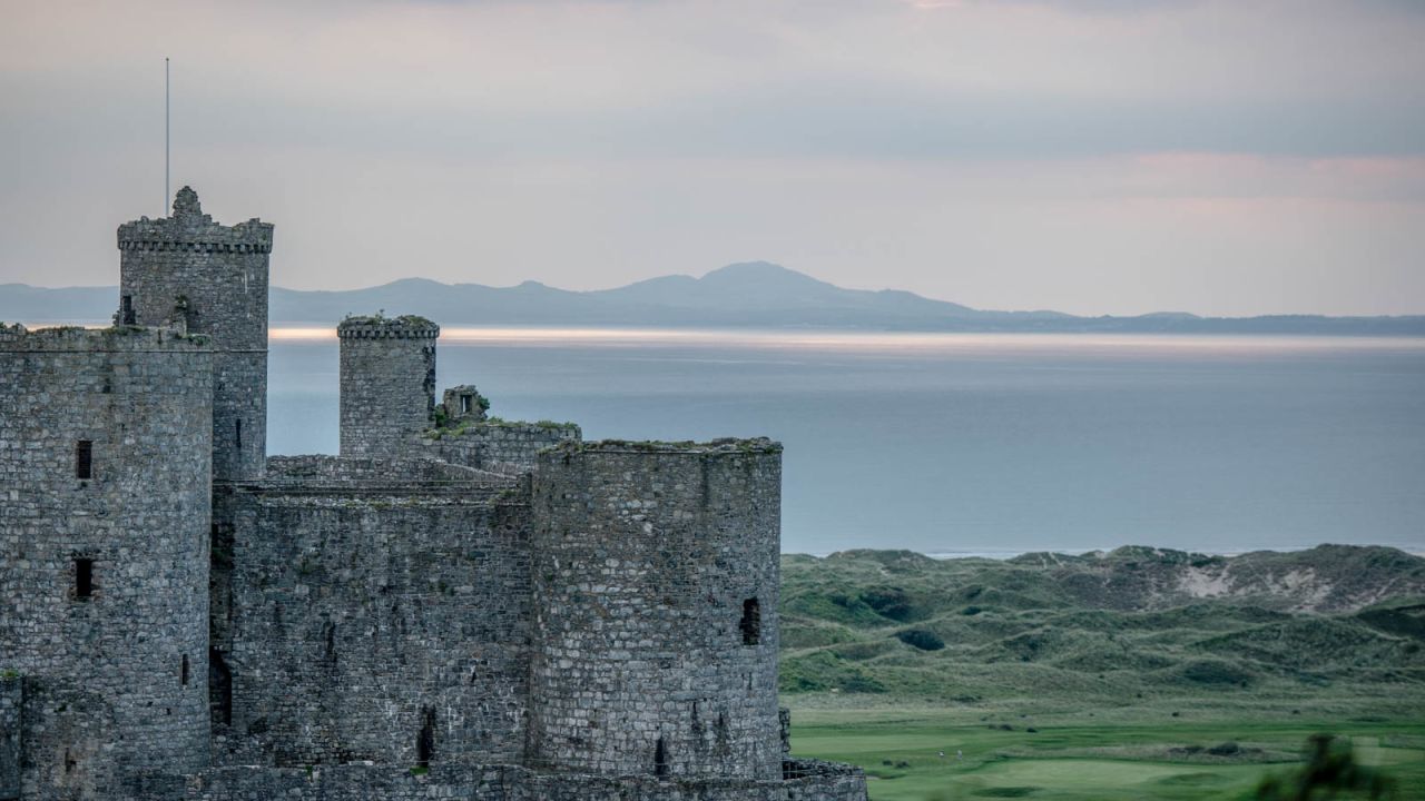 Harlech Castlewas built in the 13th century.
