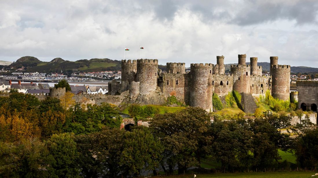 <strong>Conwy Castle:</strong> Part of a UNESCO World Heritage Site, this astonishing castle was built over a four-year period in the 1280s and is still standing strong.
