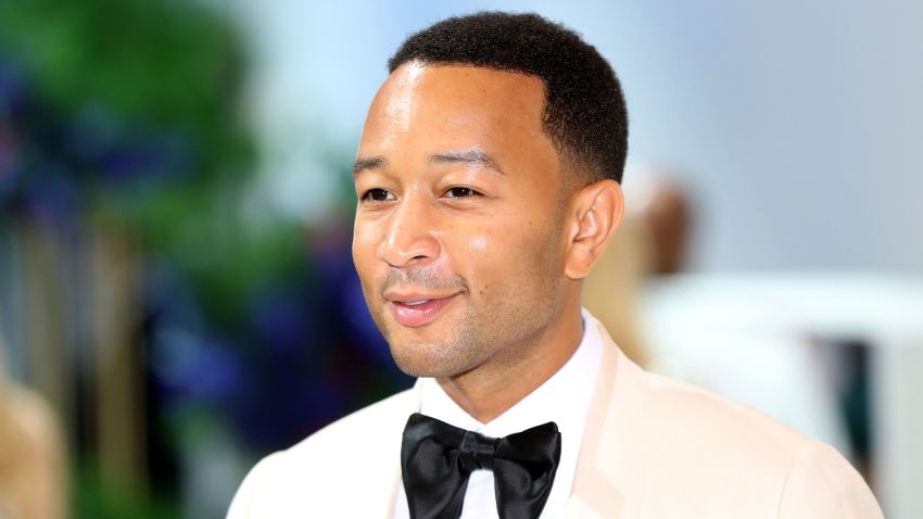 US musician John Legend poses as he arrives to attend the 71th annual Red Cross Gala, on July 26, 2019, in Monaco.