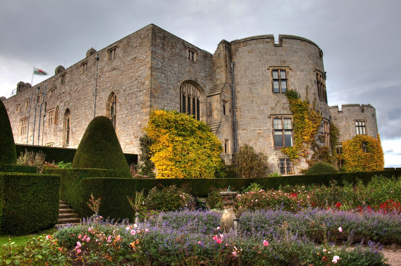 Chirk Castle has an imposing but simple style.
