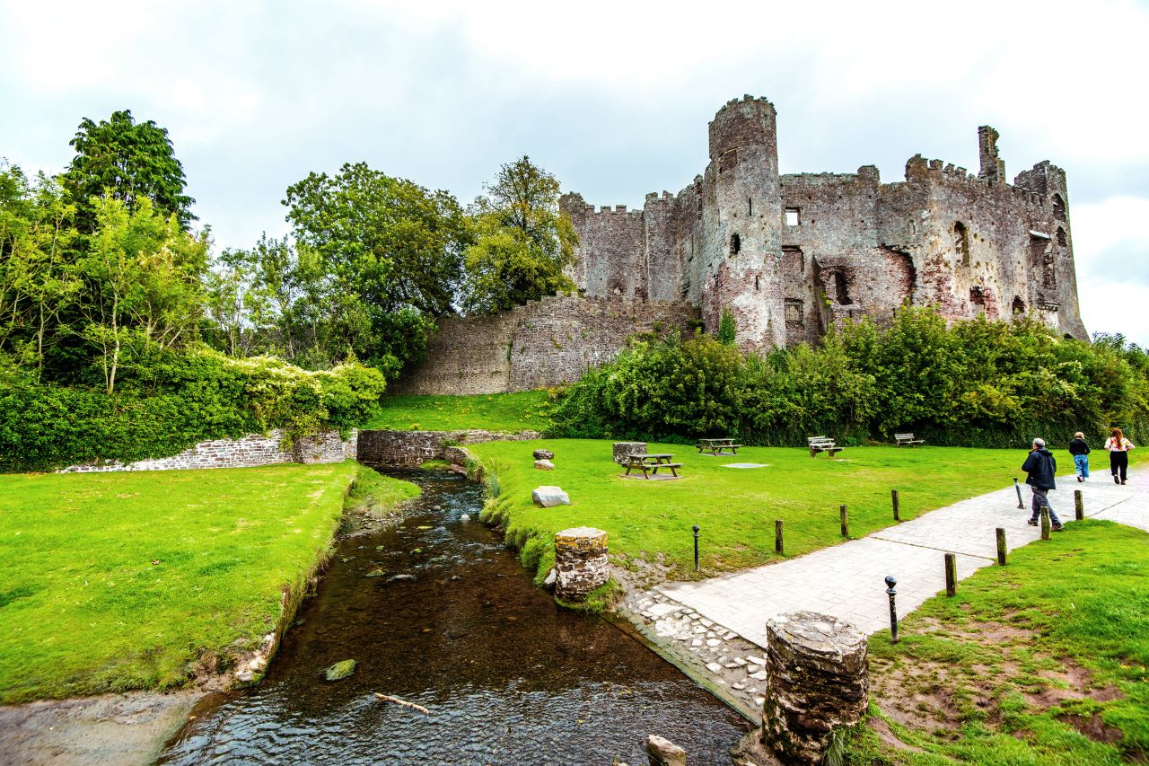 <strong>Laugharne Castle:</strong> This fairy-tale-esque spot in  Carmathenshire inspired the work of Welsh poet Dylan Thomas.