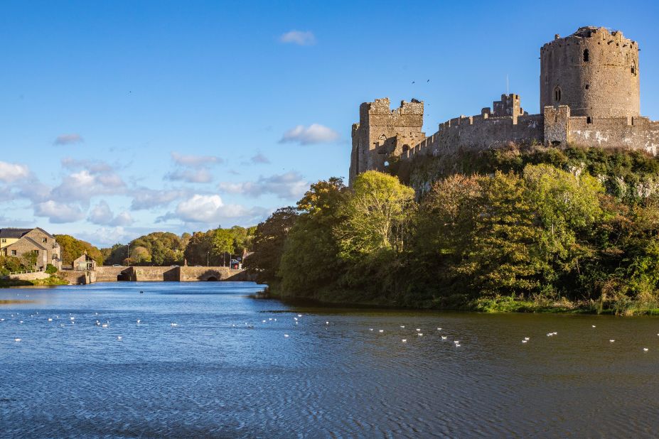 <strong>Pembroke Castle</strong>: First constructed by Anglo-Norman noble Arnulf de Montgomery in 1093, the current castle dates back to the 12th and 13th century. 