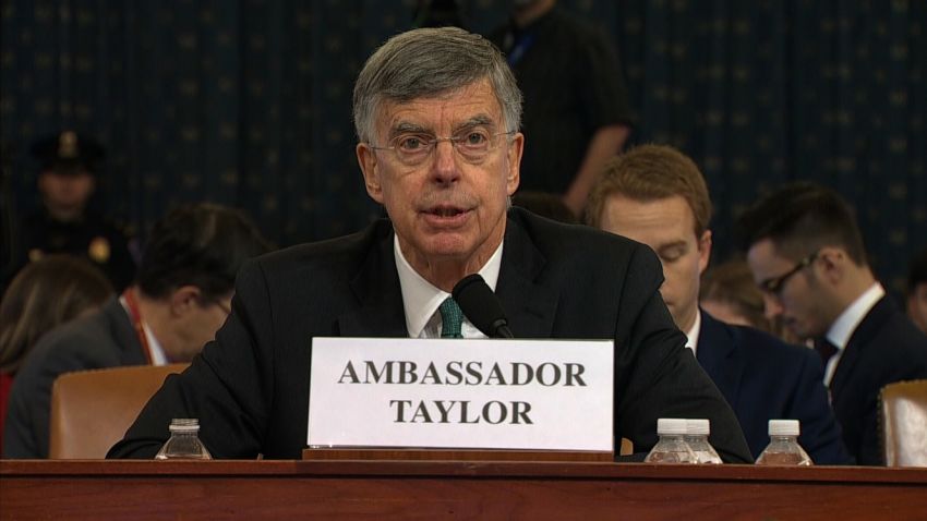 bill taylor wh impeachment inquiry