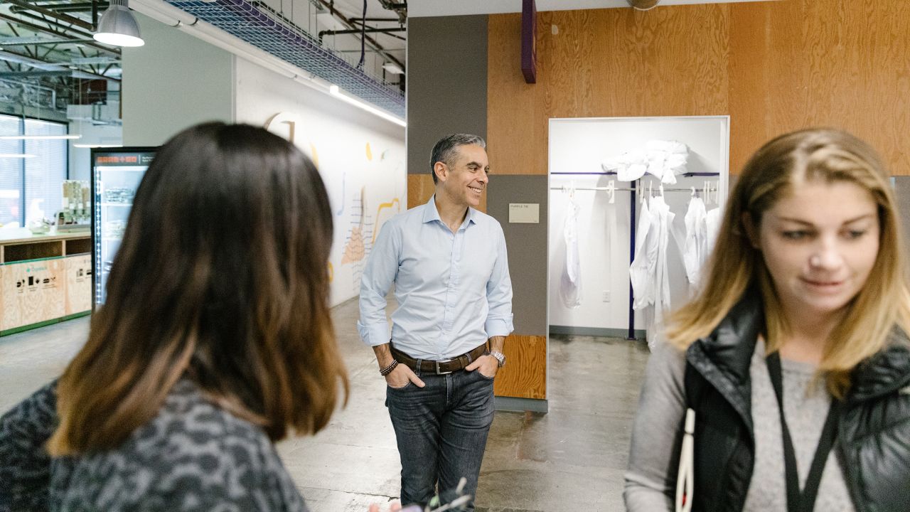 Marcus has devoted much of his career to improving digital payments. Before joining Facebook in 2014, he worked as president of PayPal. (Jason Henry for CNN)