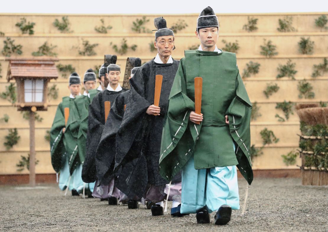 Japanese Emperor Naruhito has a dinner date with the sun goddess