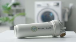 PlanetCare makes a filter for the washing machine in order to help keep microfibers from entering wastewater. 