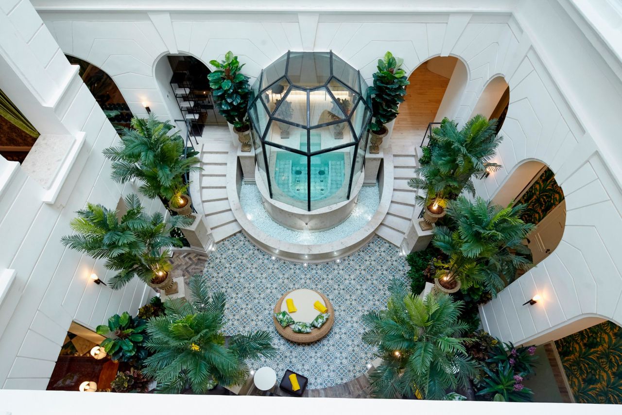 Based in the courtyard, the Secret Garden Day Spa is one of the hotel's highlights.