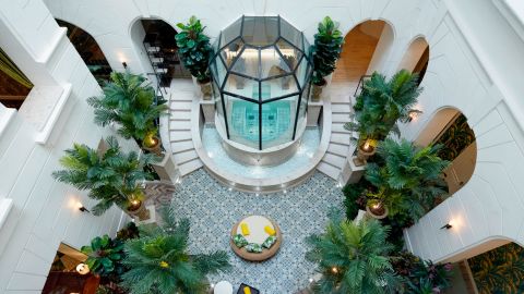 Based in the courtyard, the Secret Garden Day Spa is one of the main features of the hotel.