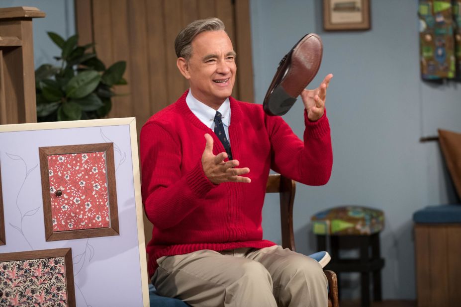 <strong>"A Beautiful Day in the Neighborhood"</strong>: Tom Hanks stars as Fred Rogers, a man who forever changed the landscape of children's television with his show, "Mister Rogers' Neighborhood." <strong>(Starz) </strong>