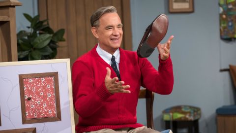 Tom Hanks as Mister Rogers in 'A Beautiful Day in the Neighborhood' (Lacey Terrell)