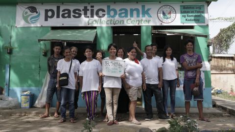 Plastic Banks' collection center in  Naga City, Philippines. CEO David Katz told CNN the company has plans to expand into Egypt, Colombia and Vietnam shortly.