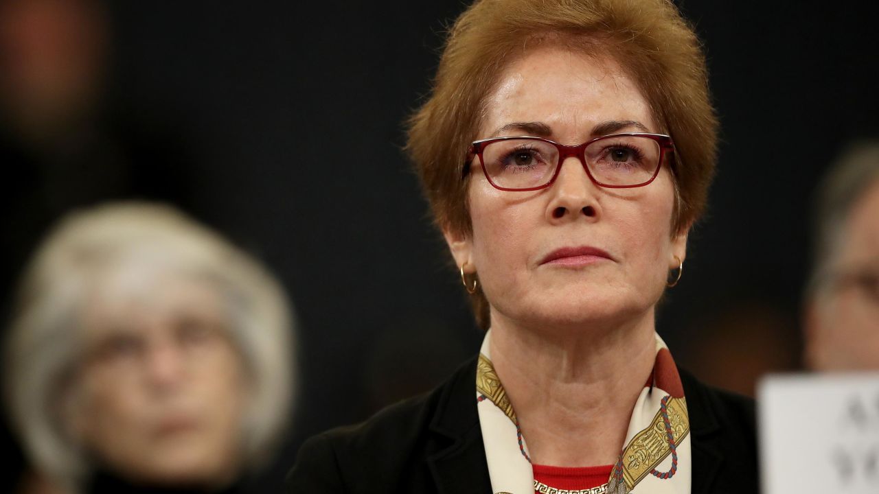 Former U.S. Ambassador to Ukraine Marie Yovanovitch arrives to testify before the House Intelligence Committee in the Longworth House Office Building on Capitol Hill November 15, 2019 in Washington, DC.