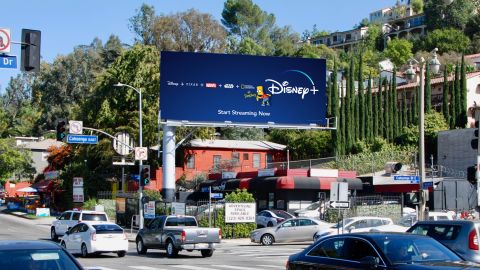 Bart Simpson has been popping up on Disney+ billboards, reminding people its the streaming home of "The Simpsons."