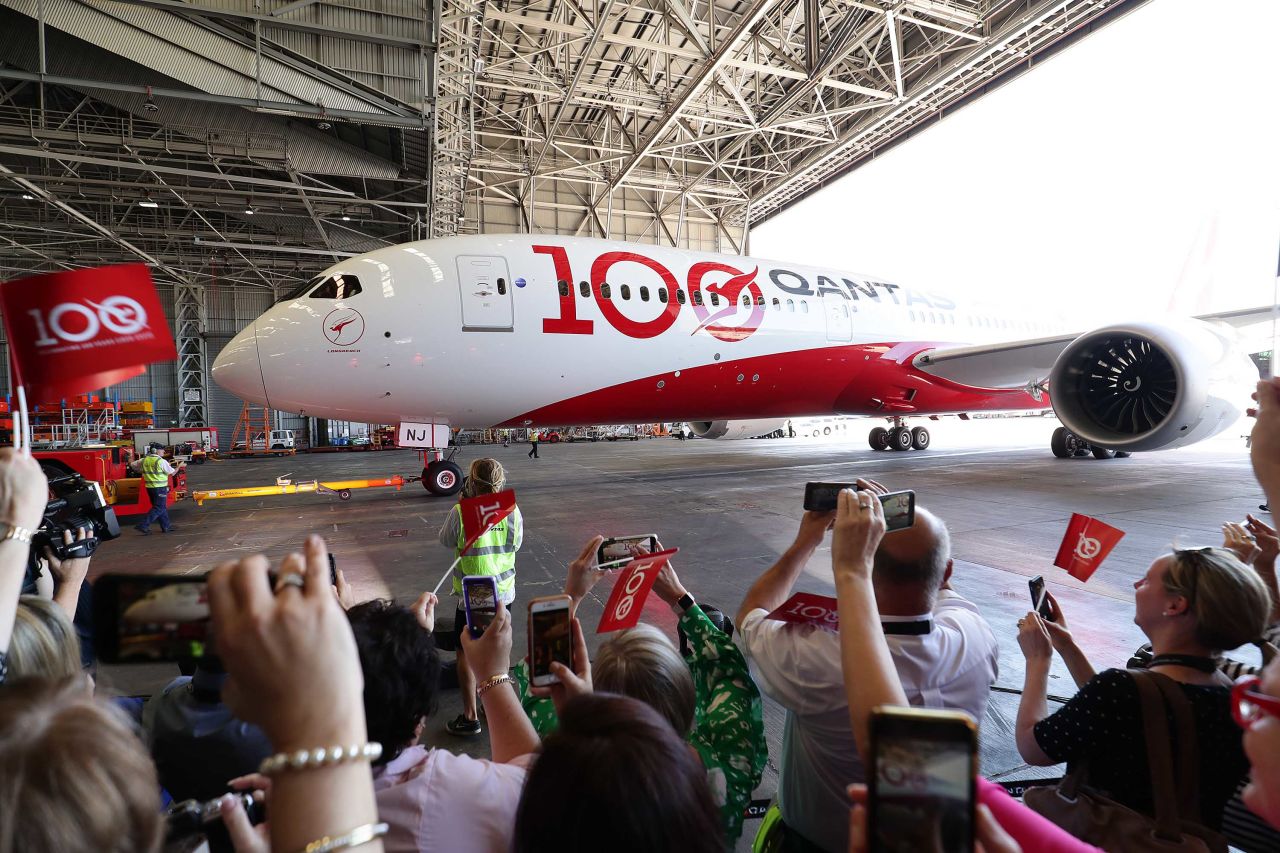 Qantas flight QF7879, which lasted 19 hours and 19 minutes, landed in Sydney on November 15, 2019.