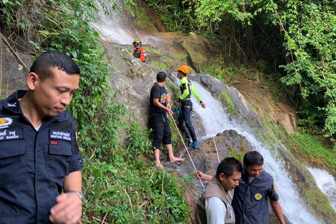 A local police official told AFP that the spot from which the man fell is roped off from visitors.