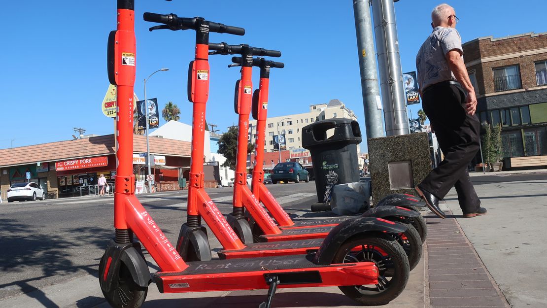 Sidewalks are being crowded with the scooters, say critics