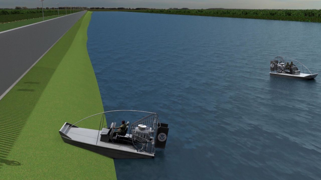 This illustration shows how a slope, which is part of the design, would allow boats to pull up.
