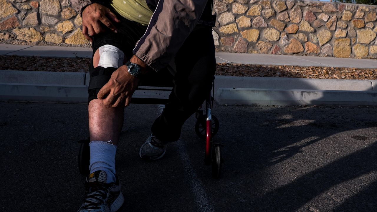 Rascon, 56, is recovering from a knee replacement after he injured himself while fleeing the gunfire.