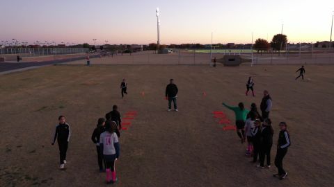 Calvillo returned to  head coach the girl's team El Paso Fusion Soccer Club after about two months in hospitals.