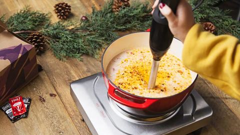 You'll need a blender to perform the most shocking step of this process.